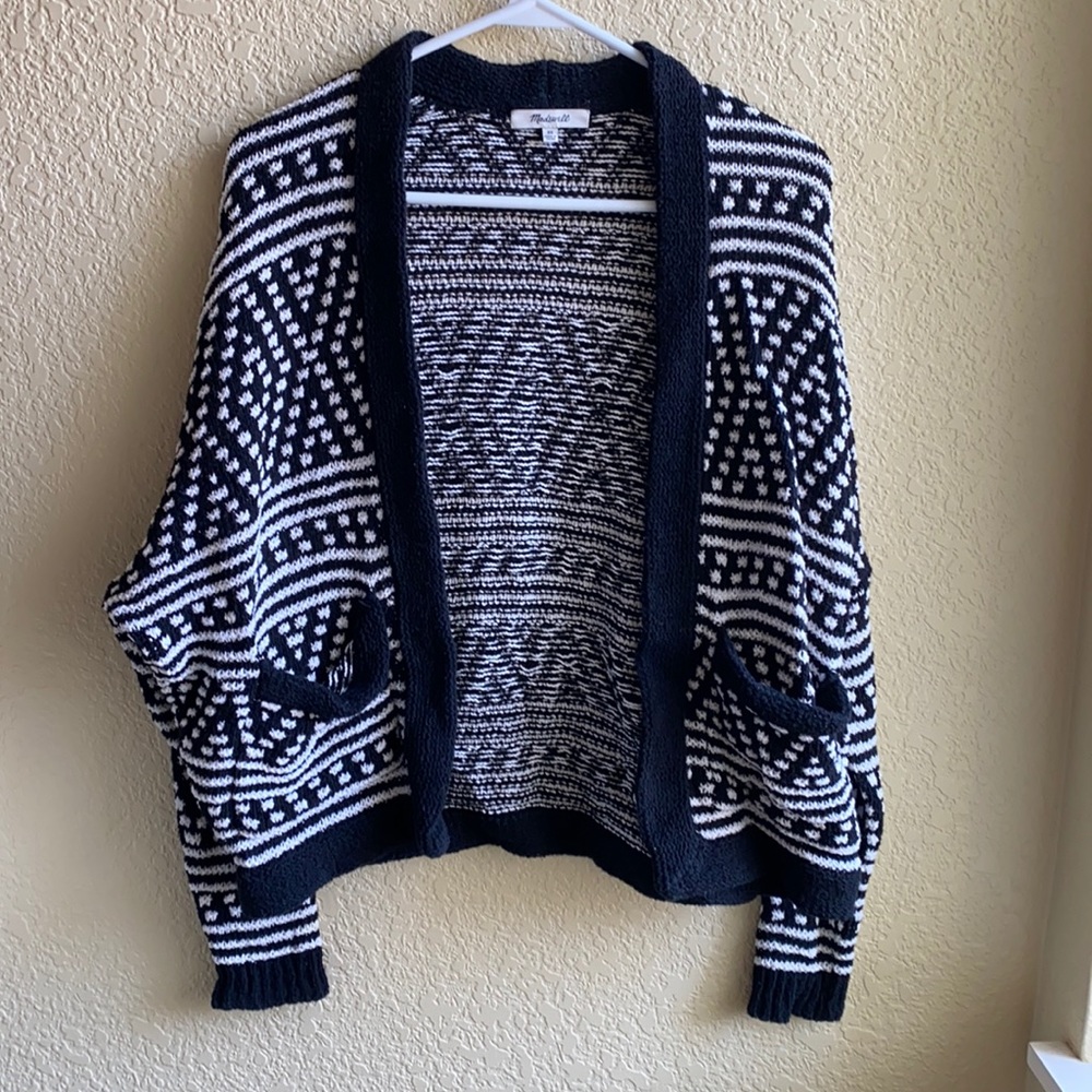 Cool Madewell cardigan!
